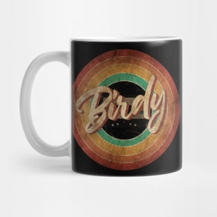 Birdy Vintage Circle Art Mug